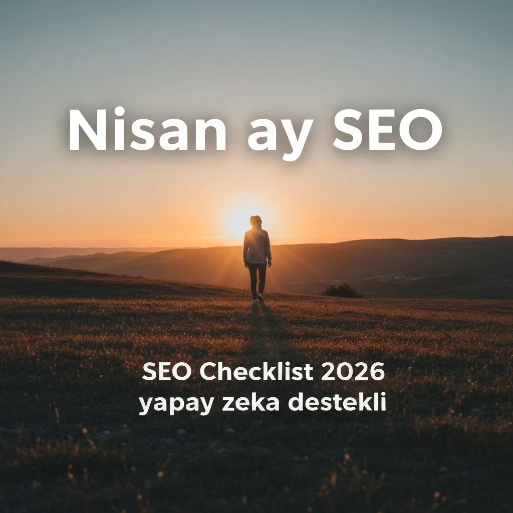 Nisan 2026 için Yapay Zeka Destekli SEO Checklist: Atlanmaması Gereken 9 Adım – blog görseli
