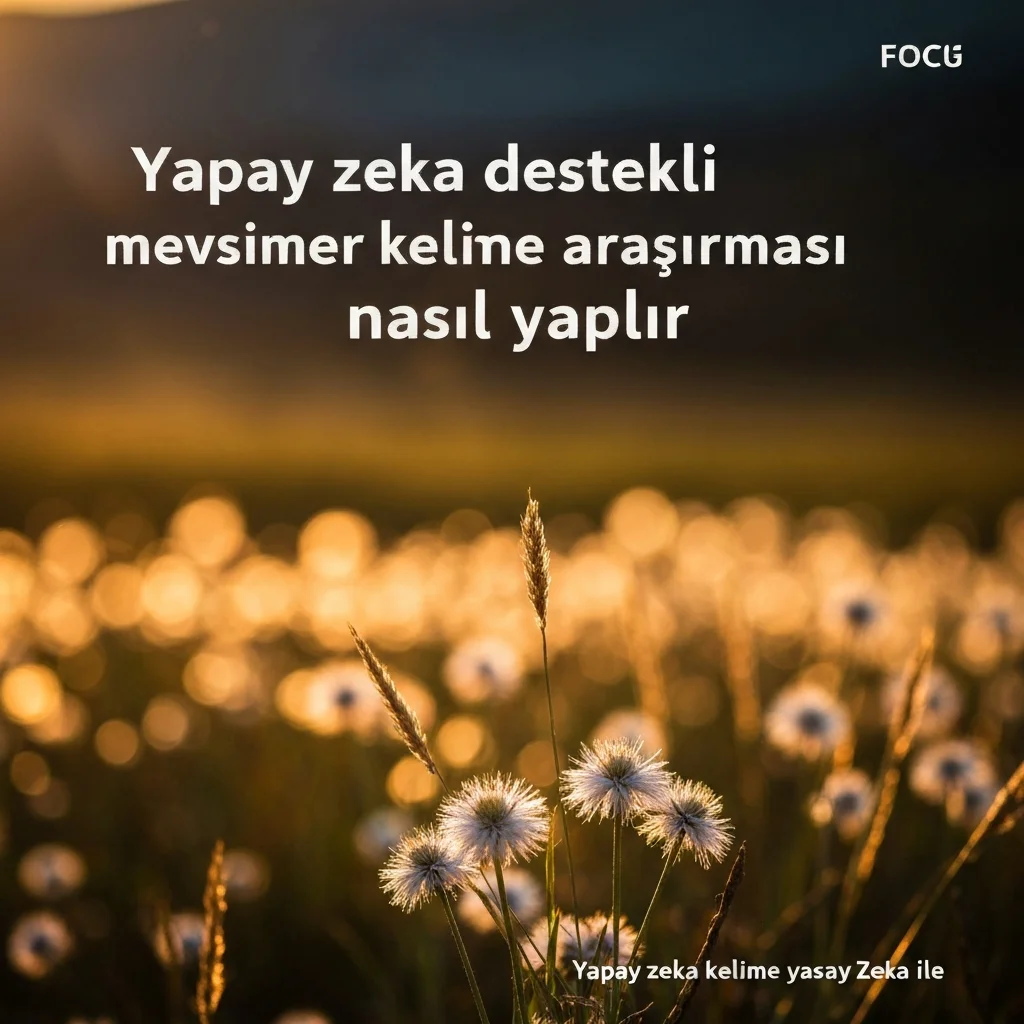 Mevsimsel Anahtar Kelime Araştırmasında Yapay Zeka ile Fark Yaratın — mevsimsel anahtar kelime araştırması yapay zeka ile